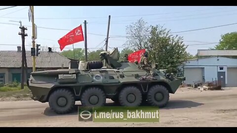 Russian & Allied Troops On The Streets Of Kremennaya