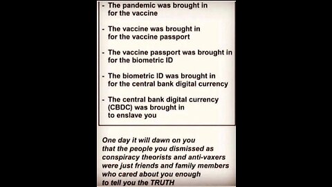 PANDEMIC OF THE VAXXED. THIS IS WAR!