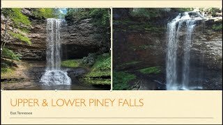 Upper & Lower Piney Falls - Smoky Mountain National Park
