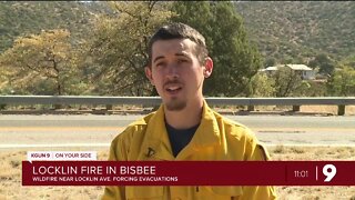 Multiple areas of Old Bisbee evacuated for wildfire