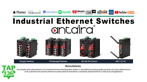 Industrial Ethernet Switches from Antaira