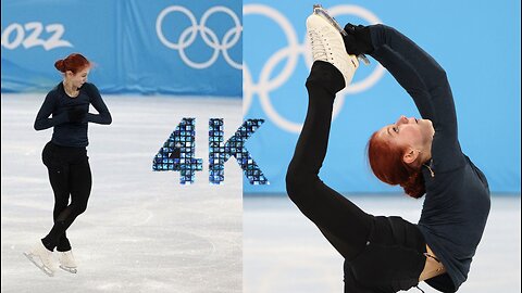 Александра Трусова Sasha TRUSOVA🇷🇺Cruella Practice @ Beijing Olympics *5 Quads* (HV.4K)