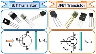 What are the differences between BJT and JFET transistor?