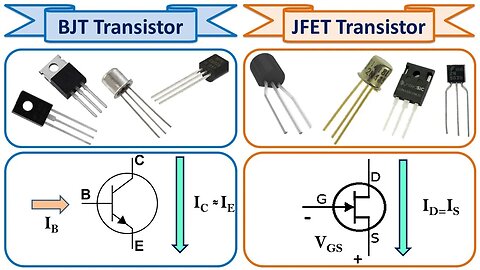 What are the differences between BJT and JFET transistor?