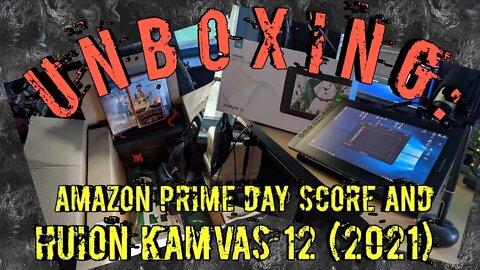 Unboxing: Amazon Prime Day Score & HUION KAMVAS 12 (2021)