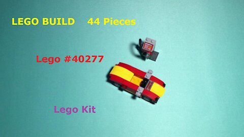 Lego Build / Lego Car / Lego Kit / 44 Pieces #40277