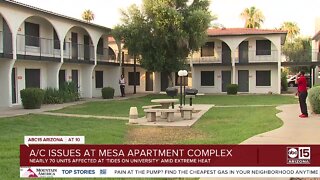 A/C issues at Mesa apartment complex during hot days in the Valley