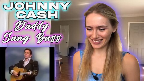 Johnny Cash-Daddy Sang Bass! Russian Girl First Time Hearing!!!