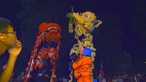 Lion Dance 2 Vietnamese Tet Chinese New Year celebration Hội Chợ Tết Australia