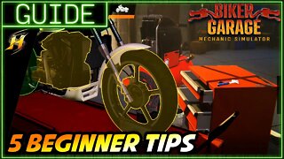 5 Beginner Tips | Biker Garage Mechanic Simulator
