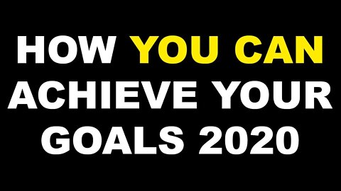 You Won't Reach A Single Goal This Year If You Don't Do This... (goal setting)