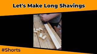 Let's make long shavings! #shorts