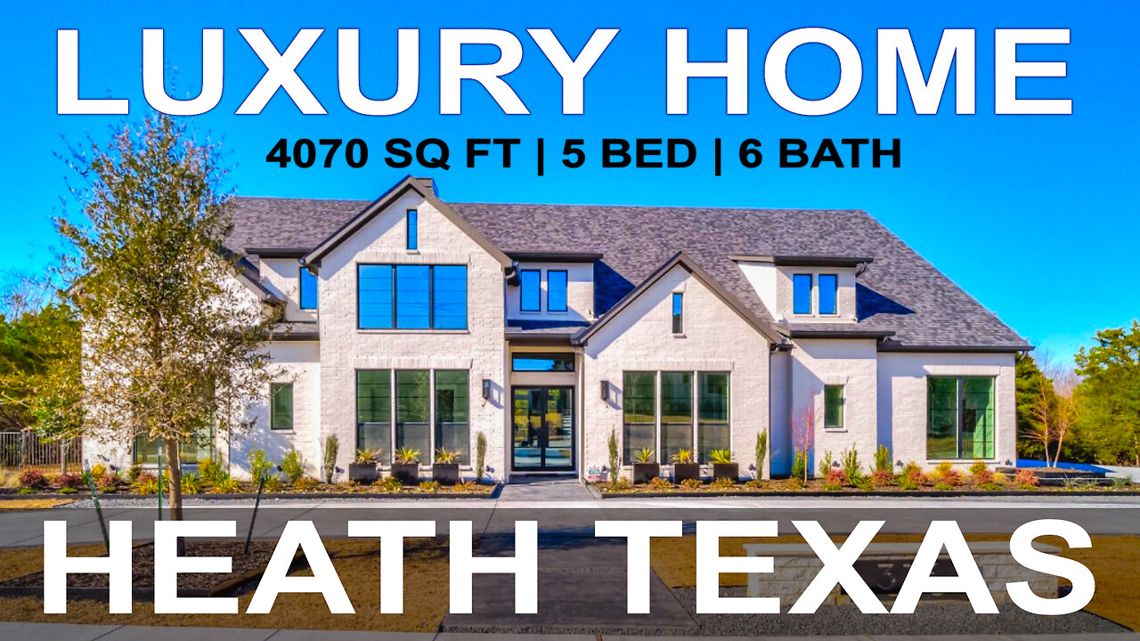Texas Luxury Home New Build In Dallas Heath Crossing 4070 sq ft