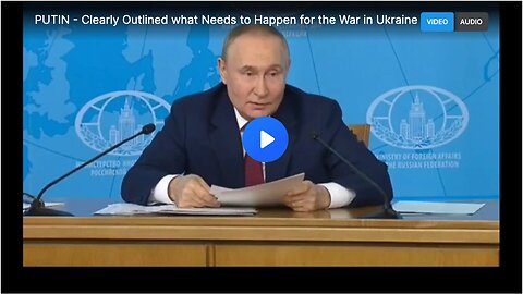 What needs to happen for the war in Ukraine to end.