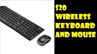 Logitech Keyboard and Mouse Combo Review (Under $20)