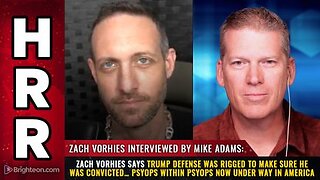 Zach Vorhies says Trump DEFENSE was rigged to make sure he was convicted