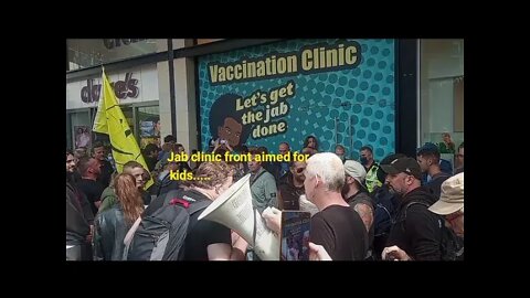 Jab clinic aimed for children. WHY? (+ Jam For Freedom at Bath)