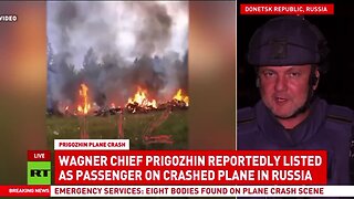 Private jet crashes near Moscow, Wagner chief reportedly listed among passengers