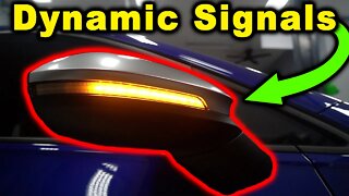 How To Install Dynamic Turn Signals ~ MK8 Golf R and MK8 GTI