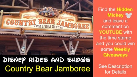The Country Bear Jamboree - Magic Kingdom - Disney World