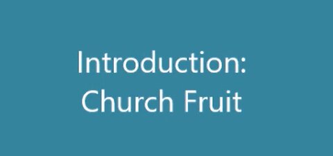 Introduction: Church Fruit Tree