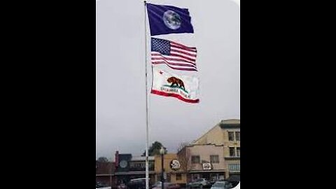 Arcata STANDS UP about earth flag unlawful flying over all others!