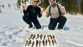 Ice Fishing the Crater Lakes of Colorado's Indian Peaks Wilderness