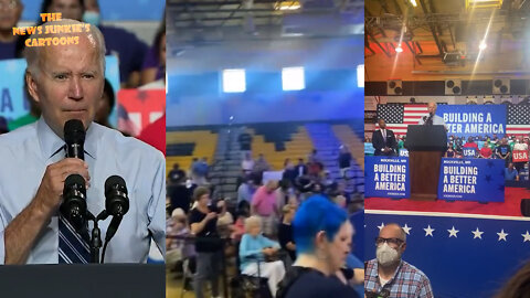 "81 million votes" Biden can't even fill a high school gym with DNC.