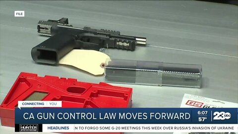 California gun control law moves forward, targets ghost guns