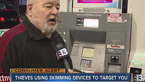 Crooks using credit card skimming devices strike again