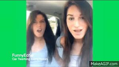 TWERKING IN CAR VINE COMPILATION