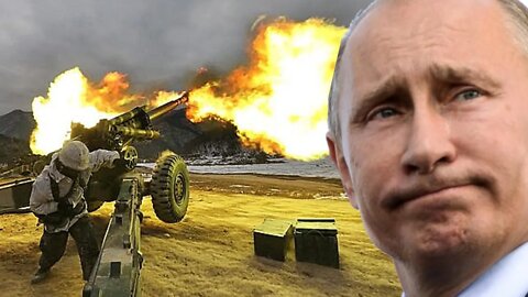 ISSO DÁ MEDO ! A RÚSSIA não tem DEFESA pra....." obus rebocado soviético de QUE Ucrânia está usando