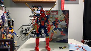Lego Marvel Iron Spider Man Construction Figure