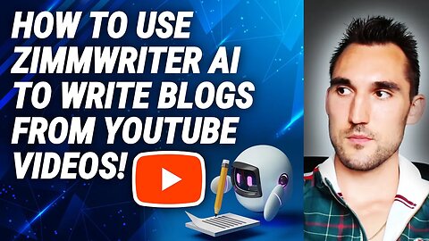 Zimmwriter: How to Use Youtube Videos To Write AI SEO Content