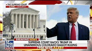 SCOTUS Rules UNANIMOUSLY That Trump Can't Be Kicked Off The Ballot