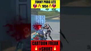 FUNNY PUBG LITE FIGHT FOR HELMET 😁FUNNY MOMENT|CARTOONFREAK|#ytshorts #shorts