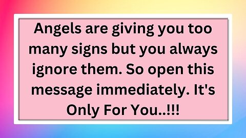 😱😰11-11🕊️Angels are giving you too many signs but... Jesus Message✝️God Miracles For You 1111