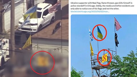 Ukraine Supporter with Nazi Flag Kills Himself in Police Standoff in Chicago - Media Spin