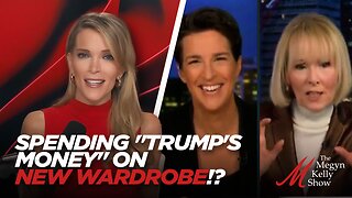 E. Jean Carroll & Rachel Maddow Laugh About Spending "Trump's Money" on New Wardrobe, w/ Glenn Beck