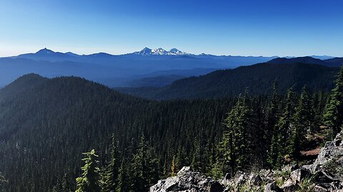 SUMMIT PANORAMIC VIEWS OF 9 MOUNTAINS & EPIC HILLSIDE HIKING! | 4K | Crescent Mountain | Oregon