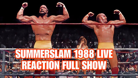 Summerslam 1988 Live Reaction Full Show