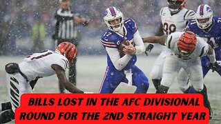Buffalo Bills lost in the AFC Divisional Round for the 2nd straight year