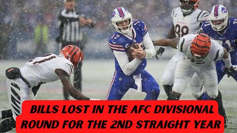 Buffalo Bills lost in the AFC Divisional Round for the 2nd straight year