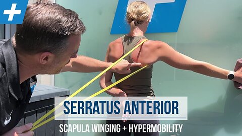 Serratus Anterior Exercises for Winging Scapula and Hypermobility | Tim Keeley | Physio REHAB