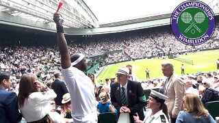 JiDion Cheers On Baby Mama In Wimbledon!