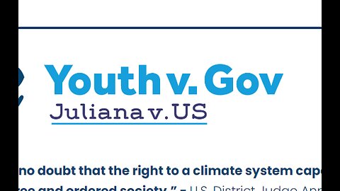 YOUTH CLIMATE CASE PLAINTIFFS ARE PREVENTING SOLUITONS FRAUDS ABUSING COURT SYSTEM