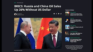 Bye-Bye Greenback? Russia Tops as China's Main Oil Supplier Without the Dollar!