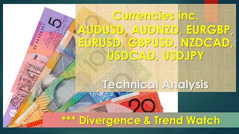 Currencies Technical analysis and Divergence AUDUSD EURUSD GBPUSD USDJPY Others July 25 2023