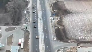 Russian convoy ambushed