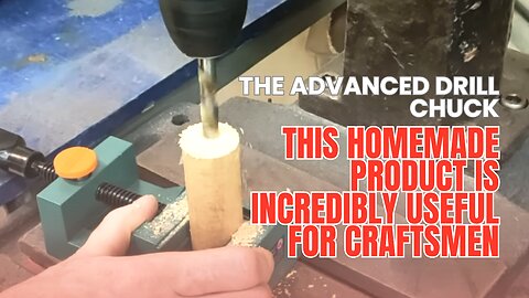 A brilliant idea from a drill chuck, this homemade product will come in handy for every craftsman.